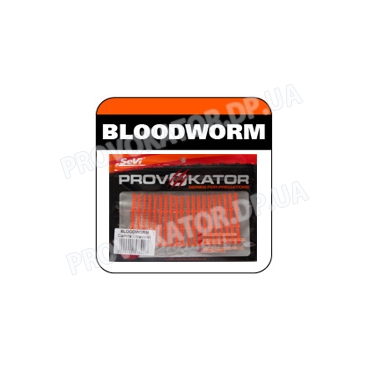 Съедобная силиконовая приманка Provokator Bloodworm370000 (Оранж У/Ф)