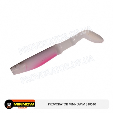 Силиконовая приманка Provokator Minnow M 310510 Бел.ультрафиолет